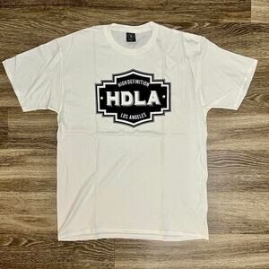 High Definition L.A. White Streetwear T-Shirt Sz Large